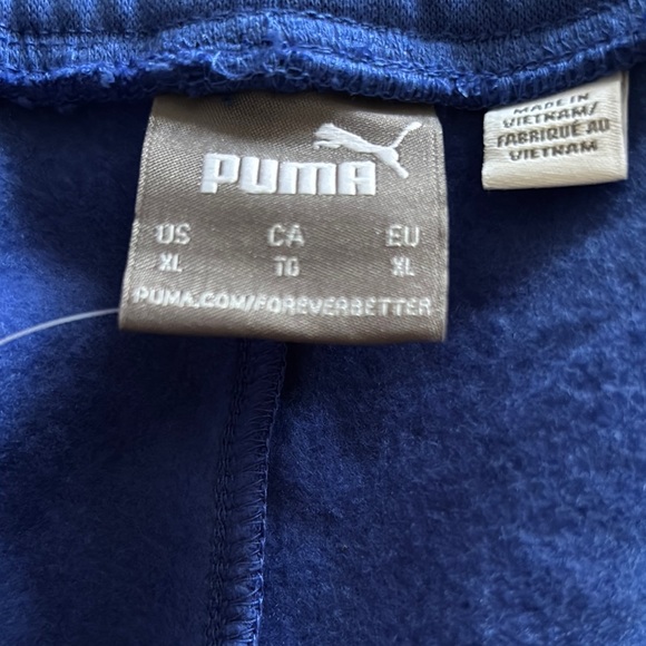 Puma Blue Athletic Shorts with Elastic Waistband - Picture 2 of 5